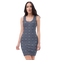 Product name: Recursia Indranet Pencil Dress In Blue. Keywords: Clothing, Print: Indranet, Pencil Dress, Women's Clothing