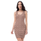 Product name: Recursia Indranet Pencil Dress In Pink. Keywords: Clothing, Print: Indranet, Pencil Dress, Women's Clothing