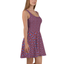 Product name: Recursia Indranet Skater Dress. Keywords: Clothing, Print: Indranet, Skater Dress, Women's Clothing