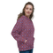 Product name: Recursia Indranet Women's Hoodie. Keywords: Athlesisure Wear, Clothing, Print: Indranet, Women's Hoodie, Women's Tops