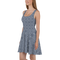 Product name: Recursia Lotus Light Skater Dress In Blue. Keywords: Clothing, Print: Lotus Light, Skater Dress, Women's Clothing