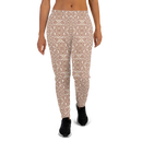 Product name: Recursia Lotus Light Women's Joggers In Pink. Keywords: Athlesisure Wear, Clothing, Print: Lotus Light, Women's Bottoms, Women's Joggers