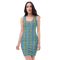 Product name: Recursia Mind Gem II Pencil Dress. Keywords: Clothing, Print: Mind Gem, Pencil Dress, Women's Clothing