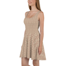 Product name: Recursia Mind Gem II Skater Dress In Pink. Keywords: Clothing, Print: Mind Gem, Skater Dress, Women's Clothing