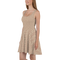 Product name: Recursia Mind Gem II Skater Dress In Pink. Keywords: Clothing, Print: Mind Gem, Skater Dress, Women's Clothing