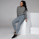 Product name: Recursia Mind Gem II Women's Joggers In Blue. Keywords: Athlesisure Wear, Clothing, Print: Mind Gem, Women's Bottoms, Women's Joggers