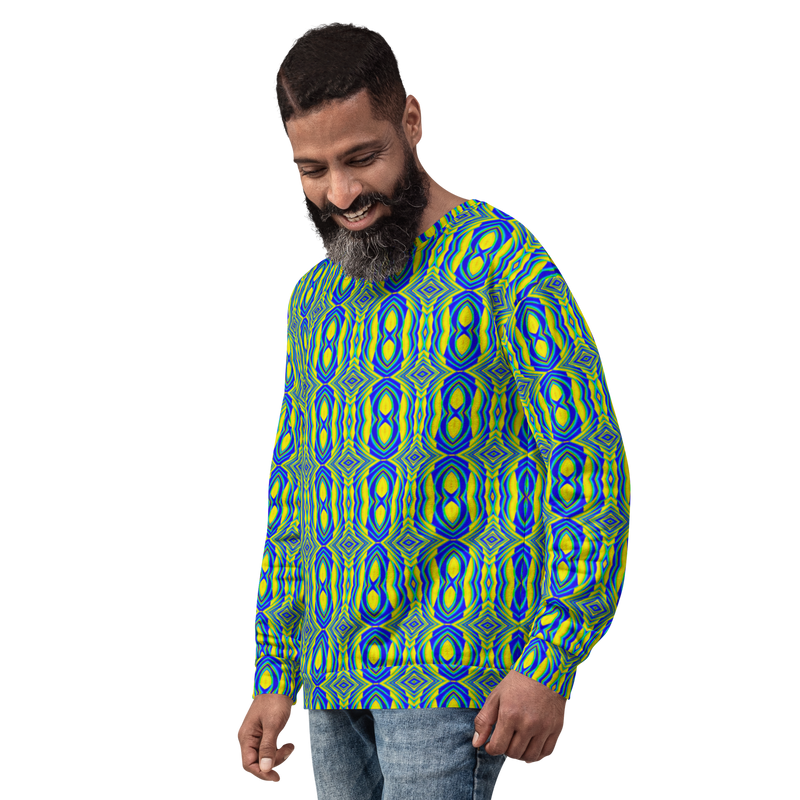 Product name: Recursia Mind Gem III Men's Sweatshirt. Keywords: Athlesisure Wear, Clothing, Men's Athlesisure, Men's Clothing, Men's Sweatshirt, Men's Tops, Print: Mind Gem