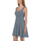 Product name: Recursia Mind Gem IV Skater Dress In Blue. Keywords: Clothing, Print: Mind Gem, Skater Dress, Women's Clothing