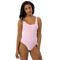 Product name: Recursia Modern MoirÃ© V One Piece Swimsuit In Pink. Keywords: Clothing, Print: Modern MoirÃ©, One Piece Swimsuit, Swimwear, Unisex Clothing