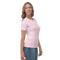 Product name: Recursia Modern MoirÃ© VI Women's Crew Neck T-Shirt In Pink. Keywords: Clothing, Print: Modern MoirÃ©, Women's Clothing, Women's Crew Neck T-Shirt