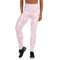 Product name: Recursia Modern MoirÃ© VI Yoga Leggings In Pink. Keywords: Athlesisure Wear, Clothing, Print: Modern MoirÃ©, Women's Clothing, Yoga Leggings