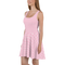 Product name: Recursia Modern MoirÃ© IV Skater Dress In Pink. Keywords: Clothing, Print: Modern MoirÃ©, Skater Dress, Women's Clothing