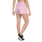 Product name: Recursia Modern MoirÃ© IV Women's Athletic Short Shorts In Pink. Keywords: Athlesisure Wear, Clothing, Men's Athletic Shorts, Print: Modern MoirÃ©