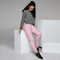 Product name: Recursia Modern MoirÃ© IV Women's Joggers In Pink. Keywords: Athlesisure Wear, Clothing, Print: Modern MoirÃ©, Women's Bottoms, Women's Joggers