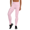 Product name: Recursia Modern MoirÃ© IV Yoga Leggings In Pink. Keywords: Athlesisure Wear, Clothing, Print: Modern MoirÃ©, Women's Clothing, Yoga Leggings