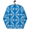 Product name: Recursia Modern MoirÃ© Men's Bomber Jacket In Blue. Keywords: Clothing, Men's Bomber Jacket, Men's Clothing, Men's Tops, Print: Modern MoirÃ©