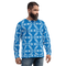 Product name: Recursia Modern MoirÃ© Men's Sweatshirt In Blue. Keywords: Athlesisure Wear, Clothing, Men's Athlesisure, Men's Clothing, Men's Sweatshirt, Men's Tops, Print: Modern MoirÃ©