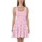 Product name: Recursia Modern MoirÃ© II Skater Dress In Pink. Keywords: Clothing, Print: Modern MoirÃ©, Skater Dress, Women's Clothing
