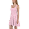 Product name: Recursia Modern MoirÃ© II Skater Dress In Pink. Keywords: Clothing, Print: Modern MoirÃ©, Skater Dress, Women's Clothing