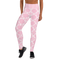 Product name: Recursia Modern MoirÃ© II Yoga Leggings In Pink. Keywords: Athlesisure Wear, Clothing, Print: Modern MoirÃ©, Women's Clothing, Yoga Leggings