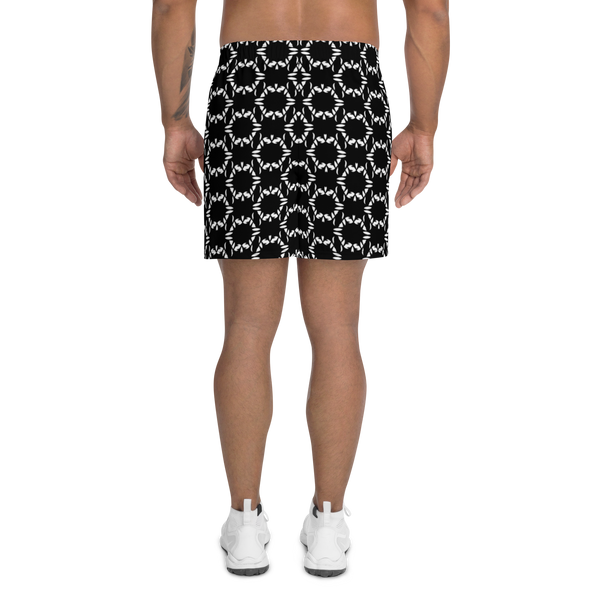 Product name: Recursia Modern MoirÃ© III Men's Athletic Shorts. Keywords: Athlesisure Wear, Clothing, Men's Athlesisure, Men's Athletic Shorts, Men's Clothing, Print: Modern MoirÃ©