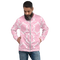 Product name: Recursia Modern MoirÃ© III Men's Bomber Jacket In Pink. Keywords: Clothing, Men's Bomber Jacket, Men's Clothing, Men's Tops, Print: Modern MoirÃ©