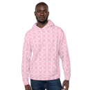 Product name: Recursia Modern MoirÃ© III Men's Hoodie In Pink. Keywords: Athlesisure Wear, Clothing, Men's Athlesisure, Men's Clothing, Men's Hoodie, Men's Tops, Print: Modern MoirÃ©