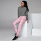 Product name: Recursia Modern MoirÃ© VIII Women's Joggers In Pink. Keywords: Athlesisure Wear, Clothing, Print: Modern MoirÃ©, Women's Bottoms, Women's Joggers