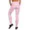 Product name: Recursia Modern MoirÃ© VIII Yoga Leggings In Pink. Keywords: Athlesisure Wear, Clothing, Print: Modern MoirÃ©, Women's Clothing, Yoga Leggings