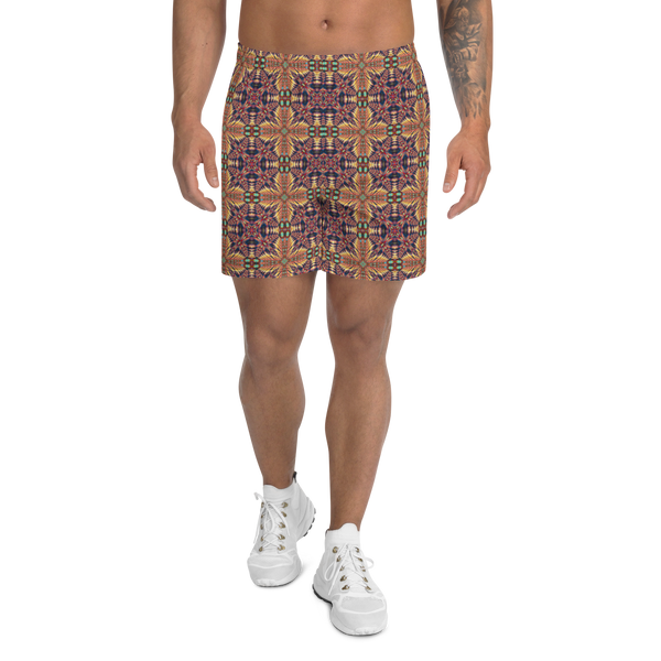 Product name: Recursia Philosophy's Abode Men's Athletic Shorts. Keywords: Athlesisure Wear, Clothing, Men's Athlesisure, Men's Athletic Shorts, Men's Clothing, Print: Philosophy's Abode