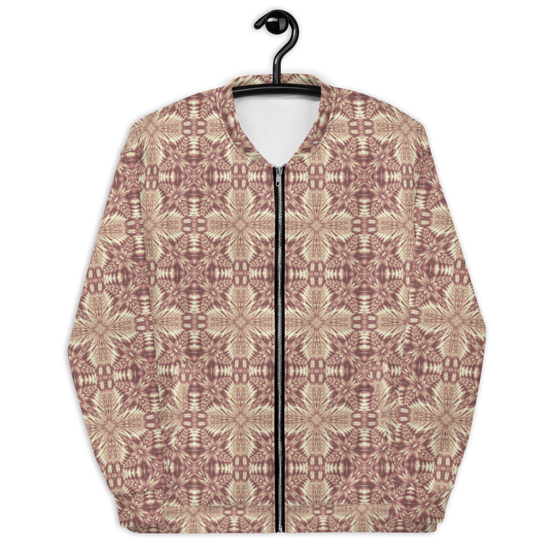 Product name: Recursia Philosophy's Abode Men's Bomber Jacket In Pink. Keywords: Clothing, Men's Bomber Jacket, Men's Clothing, Men's Tops, Print: Philosophy's Abode