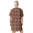 Product name: Recursia Philosophy's Abode T-Shirt Dress. Keywords: Clothing, Print: Philosophy's Abode, T-Shirt Dress, Women's Clothing