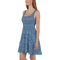 Product name: Recursia Rainbow Rose II Skater Dress. Keywords: Clothing, Print: Rainbow Rose, Skater Dress, Women's Clothing