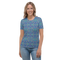 Product name: Recursia Rainbow Rose II Women's Crew Neck T-Shirt. Keywords: Clothing, Print: Rainbow Rose, Women's Clothing, Women's Crew Neck T-Shirt