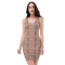 Product name: Recursia Seer Vision Pencil Dress In Pink. Keywords: Clothing, Pencil Dress, Print: Seer Vision, Women's Clothing