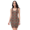 Product name: Recursia Seer Vision Pencil Dress. Keywords: Clothing, Pencil Dress, Print: Seer Vision, Women's Clothing
