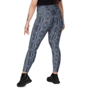 Product name: Recursia Seer Vision II Vision Leggings With Pockets In Blue. Keywords: Athlesisure Wear, Clothing, Leggings with Pockets, Print: Seer Vision, Women's Clothing