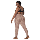 Product name: Recursia Seer Vision II Vision Leggings With Pockets In Pink. Keywords: Athlesisure Wear, Clothing, Leggings with Pockets, Print: Seer Vision, Women's Clothing