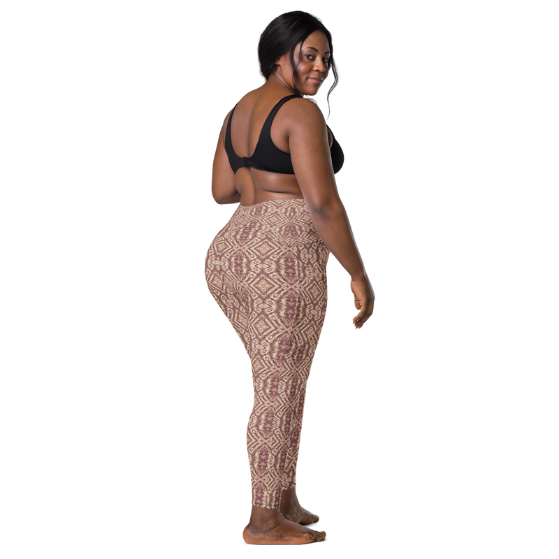 Product name: Recursia Seer Vision II Vision Leggings With Pockets In Pink. Keywords: Athlesisure Wear, Clothing, Leggings with Pockets, Print: Seer Vision, Women's Clothing