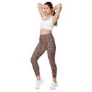 Product name: Recursia Seer Vision II Vision Leggings With Pockets. Keywords: Athlesisure Wear, Clothing, Leggings with Pockets, Print: Seer Vision, Women's Clothing