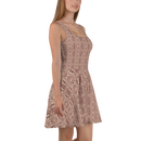 Product name: Recursia Seer Vision Skater Dress In Pink. Keywords: Clothing, Print: Seer Vision, Skater Dress, Women's Clothing