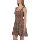 Product name: Recursia Seer Vision Skater Dress. Keywords: Clothing, Print: Seer Vision, Skater Dress, Women's Clothing