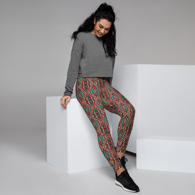 Product name: Recursia Seer Vision Women's Joggers. Keywords: Athlesisure Wear, Clothing, Print: Seer Vision, Women's Bottoms, Women's Joggers