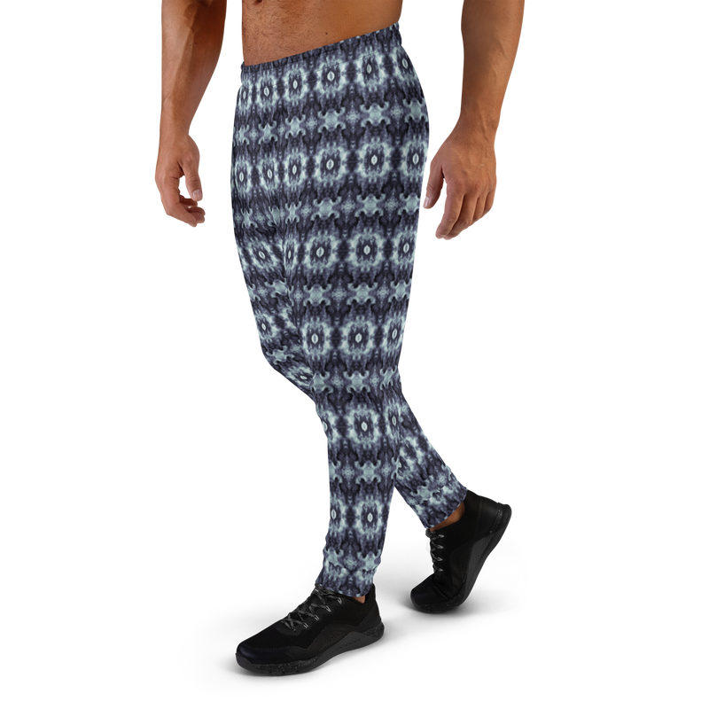 Product name: Recursia Seer Vision I Men's Joggers In Blue. Keywords: Athlesisure Wear, Clothing, Men's Athlesisure, Men's Bottoms, Men's Clothing, Men's Joggers, Print: Seer Vision
