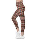 Product name: Recursia Seer Vision I Vision Leggings With Pockets. Keywords: Athlesisure Wear, Clothing, Leggings with Pockets, Print: Seer Vision, Women's Clothing