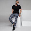 Product name: Recursia Seer Vision II Men's Joggers In Blue. Keywords: Athlesisure Wear, Clothing, Men's Athlesisure, Men's Bottoms, Men's Clothing, Men's Joggers, Print: Seer Vision
