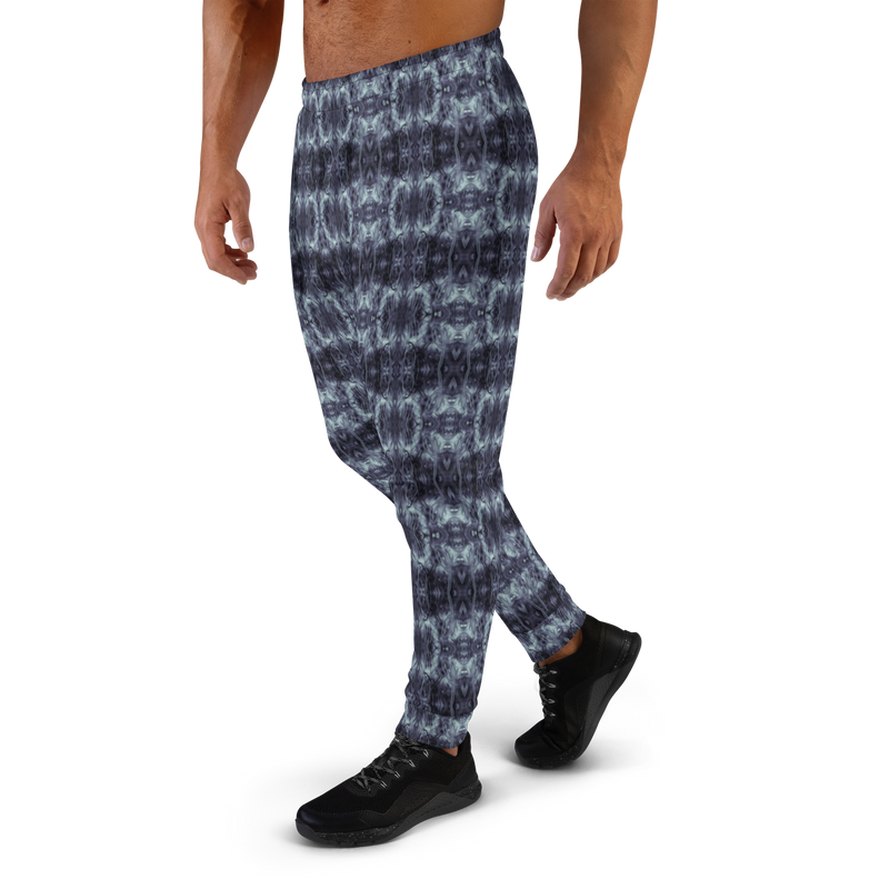 Product name: Recursia Seer Vision II Men's Joggers In Blue. Keywords: Athlesisure Wear, Clothing, Men's Athlesisure, Men's Bottoms, Men's Clothing, Men's Joggers, Print: Seer Vision