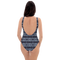 Product name: Recursia Seer Vision II Vision One Piece Swimsuit In Blue. Keywords: Clothing, One Piece Swimsuit, Print: Seer Vision, Swimwear, Unisex Clothing