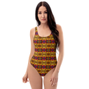 Product name: Recursia Seer Vision II Vision One Piece Swimsuit. Keywords: Clothing, One Piece Swimsuit, Print: Seer Vision, Swimwear, Unisex Clothing