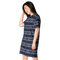 Product name: Recursia Seer Vision T-Shirt Dress In Blue. Keywords: Clothing, Print: Seer Vision, T-Shirt Dress, Women's Clothing